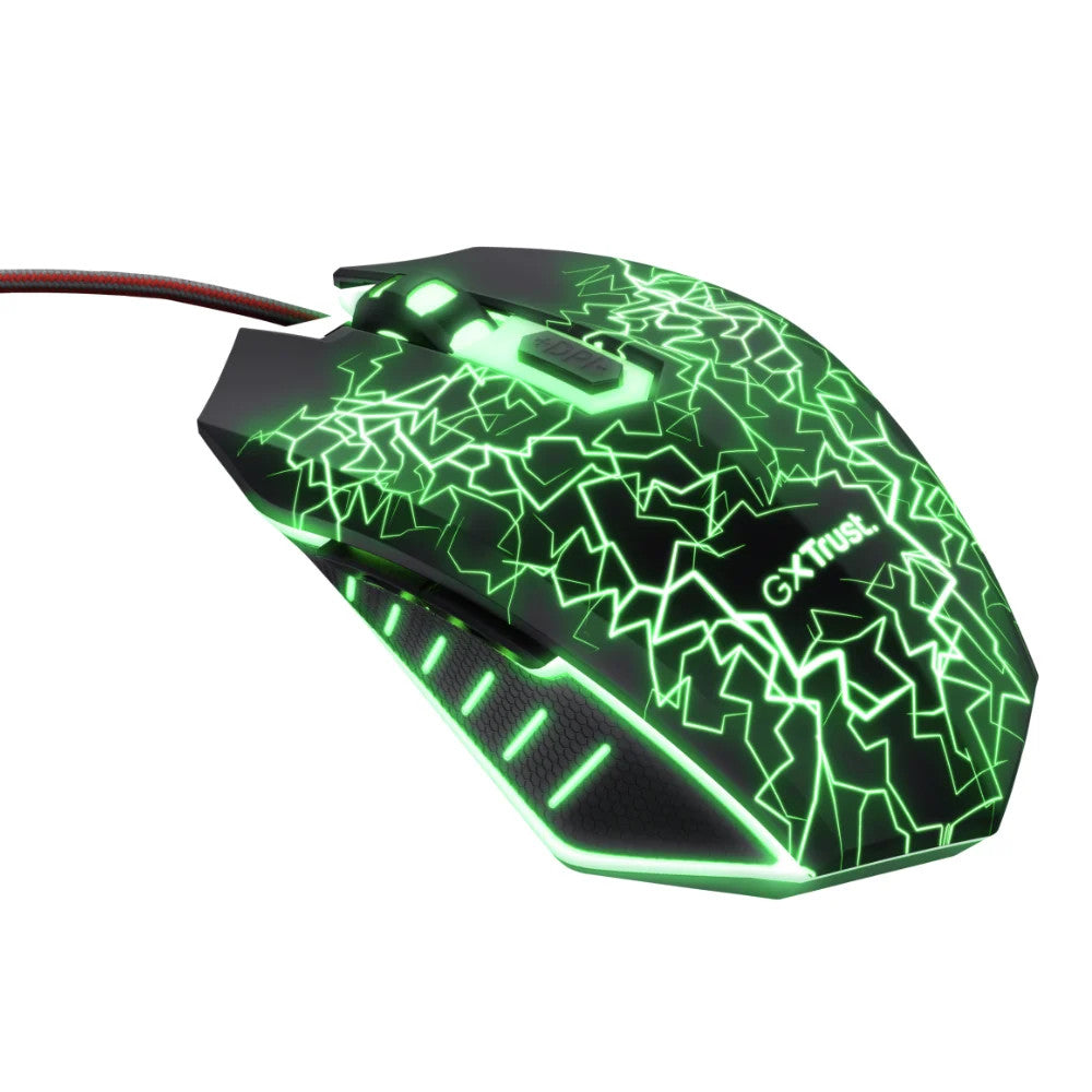 Trust GXT105X Izza Wired RGB Gaming Mouse NEW