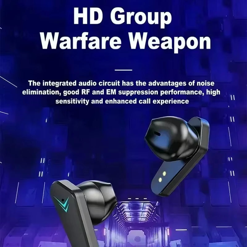 New X15 TWS Earphones Wireless Headphones 65Ms Low Latency Earbuds Esport Gaming Headset Gamer Earphone Mic